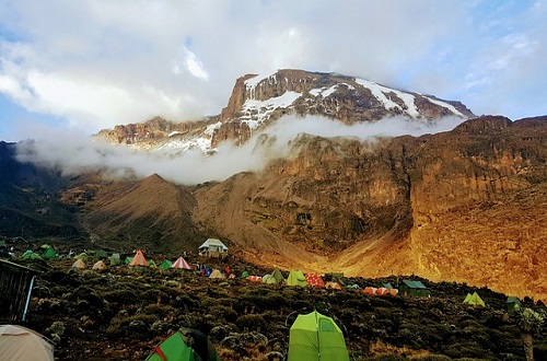 6 days machame route hiking kilimanjaro in  