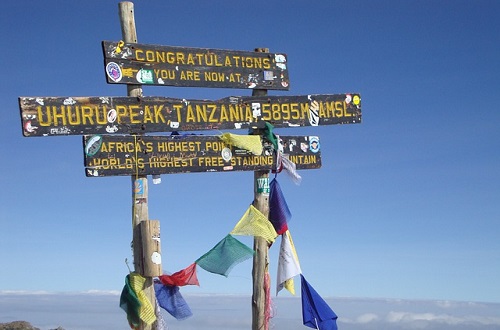 6 days machame route hiking kilimanjaro in  